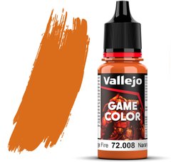 Помаранчевий вогонь (Orange Fire). Фарба акрилова, 72008 Vallejo Game Color - Color, 18 ml.