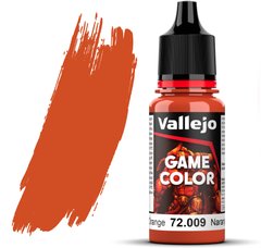 Гарячий помаранчевий (Hot Orange). Фарба акрилова, 72009 Vallejo Game Color - Color, 18 ml.
