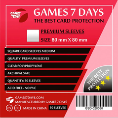 Games7Days (80 x 80 мм) Premium Square (50 шт)