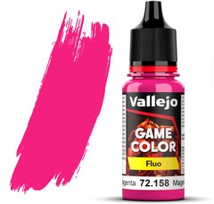 Флуоресцентна маджента (Fluorescent Magenta). Фарба акрилова, 72158 Vallejo Game Color - Fluo, 18 ml.
