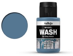 Синій сірий (Blue Grey). Проливка акрилова, 76524 Vallejo Model Wash - Color, 35 ml.
