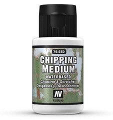 Рідина для імітації відколів (Chipping Medium). Рідина акрилова технічна, 76550 Vallejo Auxiliary - Chipping, 35 ml.