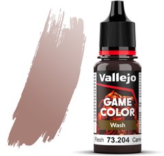 Тілесний (Flesh). Проливка акрилова, 73204 Vallejo Game Color - Wash, 18 ml.