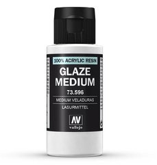 Середня глазур (Glaze Medium). Рідина акрилова технічна, 73596 Vallejo Auxiliary - Medium, 60 ml.