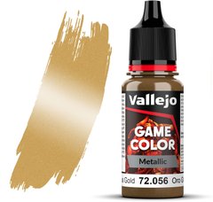 Славний золотий (Glorious Gold). Фарба акрилова з ефектом "металік", 72056 Vallejo Game Color - Metal, 18 ml.
