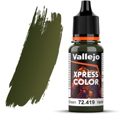Чумний зелений (Plague Green). Фарба акрилова "експрес", 72419 Vallejo Game Color - Xpress Color, 18 ml.