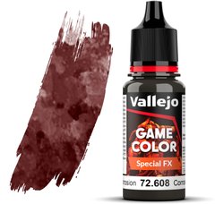 Корозія (Corrosion). Фарба акрилова "спеціальний ефект", 72608 Vallejo Game Color - Special FX, 18 ml.