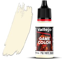 Білий слонова кістка (Off White). Фарба акрилова, 72101 Vallejo Game Color - Color, 18 ml.