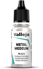 Метал середній (Metal Medium). Рідина акрилова технічна, 70521 Vallejo Game Color - Auxiliary, 18 ml.