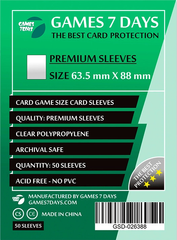 Games7Days (63.5 x 88 мм) Premium Card Game (50 шт)