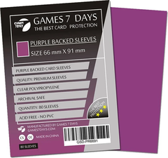 Games7Days (66 х 91 мм / 63.5x88 мм) Purple Premium MTG (80 шт)